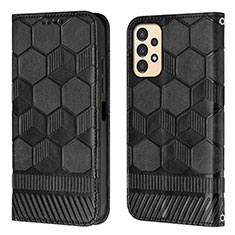 Custodia Portafoglio In Pelle Cover con Supporto Y04B per Samsung Galaxy A13 4G Nero