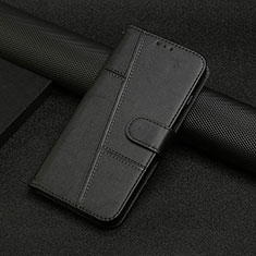 Custodia Portafoglio In Pelle Cover con Supporto Y04X per Motorola Moto E32 India Nero