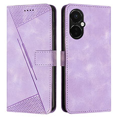 Custodia Portafoglio In Pelle Cover con Supporto Y04X per OnePlus Nord N30 5G Viola