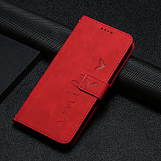 Custodia Portafoglio In Pelle Cover con Supporto Y04X per Xiaomi Poco C55 Rosso
