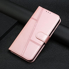 Custodia Portafoglio In Pelle Cover con Supporto Y04X per Xiaomi Redmi Note 12S Oro Rosa