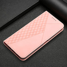 Custodia Portafoglio In Pelle Cover con Supporto Y05X per Google Pixel 7 Pro 5G Oro Rosa