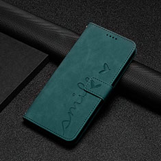 Custodia Portafoglio In Pelle Cover con Supporto Y06X per Oppo Reno10 Pro+ Plus 5G Verde