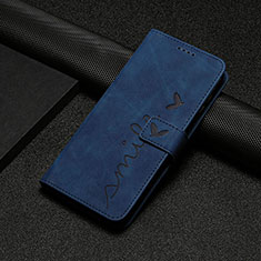 Custodia Portafoglio In Pelle Cover con Supporto Y06X per Xiaomi Redmi Note 12 Explorer Blu