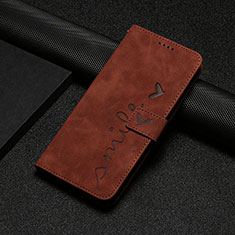Custodia Portafoglio In Pelle Cover con Supporto Y06X per Xiaomi Redmi Note 12 Explorer Marrone