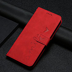 Custodia Portafoglio In Pelle Cover con Supporto Y06X per Xiaomi Redmi Note 12 Explorer Rosso