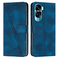 Custodia Portafoglio In Pelle Cover con Supporto Y07X per Huawei Honor 90 Lite 5G Blu