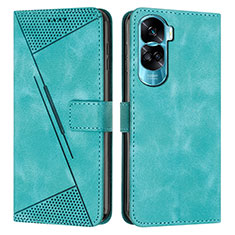 Custodia Portafoglio In Pelle Cover con Supporto Y07X per Huawei Honor 90 Lite 5G Verde