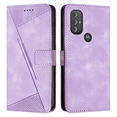 Custodia Portafoglio In Pelle Cover con Supporto Y07X per Motorola Moto G Play (2023) Viola