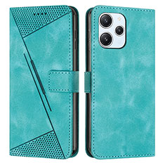 Custodia Portafoglio In Pelle Cover con Supporto Y07X per Xiaomi Redmi 12 4G Verde