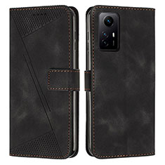 Custodia Portafoglio In Pelle Cover con Supporto Y07X per Xiaomi Redmi Note 12S Nero