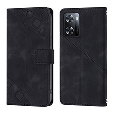 Custodia Portafoglio In Pelle Cover con Supporto YB1 per Oppo A57e Nero