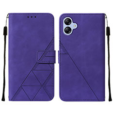 Custodia Portafoglio In Pelle Cover con Supporto YB3 per Samsung Galaxy A04 4G Viola