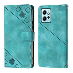 Custodia Portafoglio In Pelle Cover con Supporto YB3 per Xiaomi Redmi Note 12 4G Verde