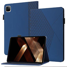 Custodia Portafoglio In Pelle Cover con Supporto YX1 per Apple iPad Pro 11 (2021) Blu