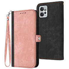 Custodia Portafoglio In Pelle Cover con Supporto YX1 per Motorola Moto G Power 5G (2023) Oro Rosa