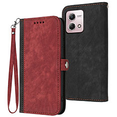 Custodia Portafoglio In Pelle Cover con Supporto YX1 per Motorola Moto G Stylus (2023) 4G Rosso