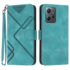 Custodia Portafoglio In Pelle Cover con Supporto YX1 per Xiaomi Redmi Note 12 4G Verde