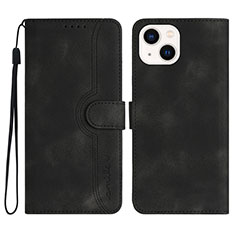 Custodia Portafoglio In Pelle Cover con Supporto YX2 per Apple iPhone 14 Plus Nero