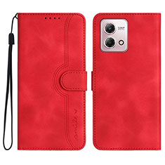 Custodia Portafoglio In Pelle Cover con Supporto YX3 per Motorola Moto G Stylus (2023) 4G Rosso