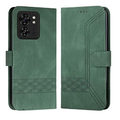 Custodia Portafoglio In Pelle Cover con Supporto YX4 per Motorola Moto Edge 40 5G Verde