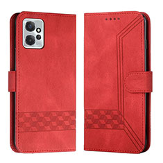 Custodia Portafoglio In Pelle Cover con Supporto YX4 per Motorola Moto G Power 5G (2023) Rosso