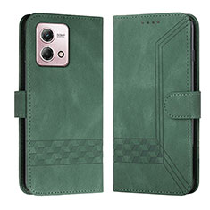 Custodia Portafoglio In Pelle Cover con Supporto YX4 per Motorola Moto G Stylus (2023) 4G Verde