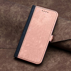 Custodia Portafoglio In Pelle Cover con Supporto YX5 per Samsung Galaxy S22 Plus 5G Oro Rosa