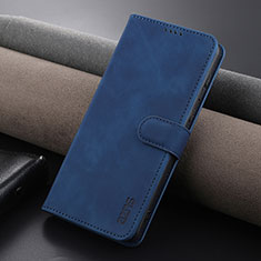 Custodia Portafoglio In Pelle Cover con Supporto YZ1 per Huawei Mate 60 Blu