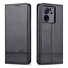 Custodia Portafoglio In Pelle Cover con Supporto YZ1 per Xiaomi Redmi K60 Ultra 5G Nero