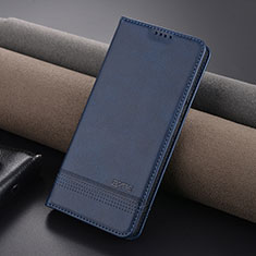 Custodia Portafoglio In Pelle Cover con Supporto YZ1 per Xiaomi Redmi Note 13 Pro+ Plus 5G Blu