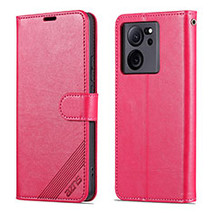 Custodia Portafoglio In Pelle Cover con Supporto YZ3 per Xiaomi Mi 13T 5G Rosa Caldo