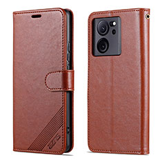 Custodia Portafoglio In Pelle Cover con Supporto YZ3 per Xiaomi Redmi K60 Ultra 5G Marrone