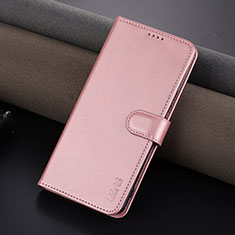 Custodia Portafoglio In Pelle Cover con Supporto YZ4 per Huawei Nova 11i Oro Rosa