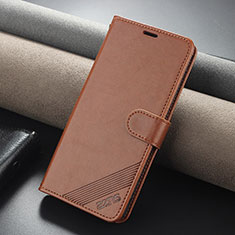 Custodia Portafoglio In Pelle Cover con Supporto YZ4 per Xiaomi Redmi K60 Ultra 5G Marrone