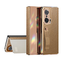 Custodia Portafoglio In Pelle Cover con Supporto ZL1 per Huawei Honor Magic V 5G Oro