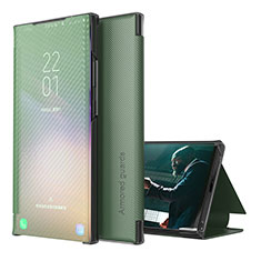 Custodia Portafoglio In Pelle Cover con Supporto ZL1 per Samsung Galaxy A50S Verde