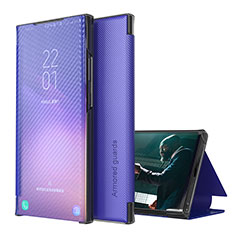 Custodia Portafoglio In Pelle Cover con Supporto ZL1 per Samsung Galaxy S20 Viola