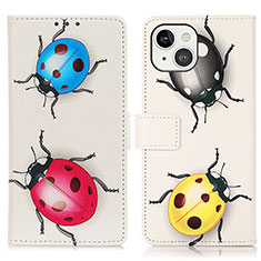 Custodia Portafoglio In Pelle Fantasia Modello Cover con Supporto A07 per Apple iPhone 13 Mini Colorato