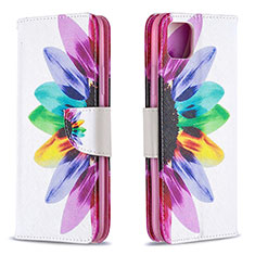 Custodia Portafoglio In Pelle Fantasia Modello Cover con Supporto B01F per Realme C11 (2021) Multicolore