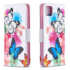 Custodia Portafoglio In Pelle Fantasia Modello Cover con Supporto B01F per Realme C20A Colorato