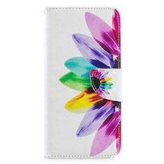Custodia Portafoglio In Pelle Fantasia Modello Cover con Supporto B01F per Samsung Galaxy A30 Multicolore