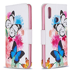 Custodia Portafoglio In Pelle Fantasia Modello Cover con Supporto B01F per Samsung Galaxy M01s Colorato