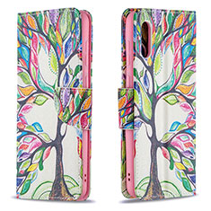 Custodia Portafoglio In Pelle Fantasia Modello Cover con Supporto B01F per Samsung Galaxy M02 Verde