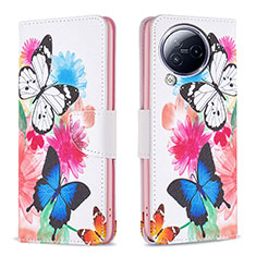 Custodia Portafoglio In Pelle Fantasia Modello Cover con Supporto B01F per Xiaomi Civi 3 5G Colorato