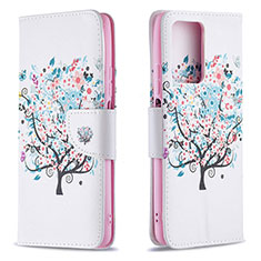 Custodia Portafoglio In Pelle Fantasia Modello Cover con Supporto B01F per Xiaomi Mi 11T 5G Bianco