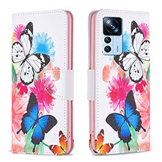 Custodia Portafoglio In Pelle Fantasia Modello Cover con Supporto B01F per Xiaomi Redmi K50 Ultra 5G Colorato