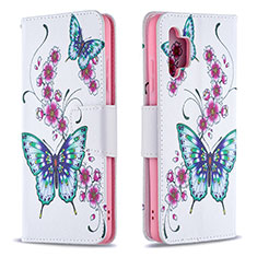 Custodia Portafoglio In Pelle Fantasia Modello Cover con Supporto B03F per Samsung Galaxy A32 4G Colorato