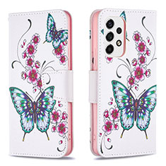 Custodia Portafoglio In Pelle Fantasia Modello Cover con Supporto B03F per Samsung Galaxy A53 5G Colorato