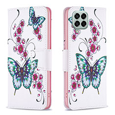 Custodia Portafoglio In Pelle Fantasia Modello Cover con Supporto B03F per Samsung Galaxy M33 5G Colorato